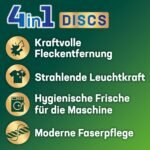 Persil Deep Clean 4-in-1-Discs (4 x 76 Waschgänge), Universalwaschmittel mit Tiefenreinigungstechnologie, Vollwaschmittel für strahlend saubere Wäsche und hygienische Frische in der Maschine