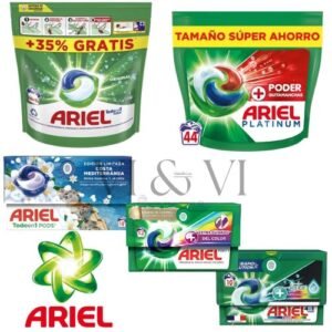 Ariel Pods Pack Variado Detergente – 5 Tipos y 139 Cápsulas