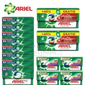 Ariel Todo en 1 Pods Mega Pack Ahorro de 246 cápsulas